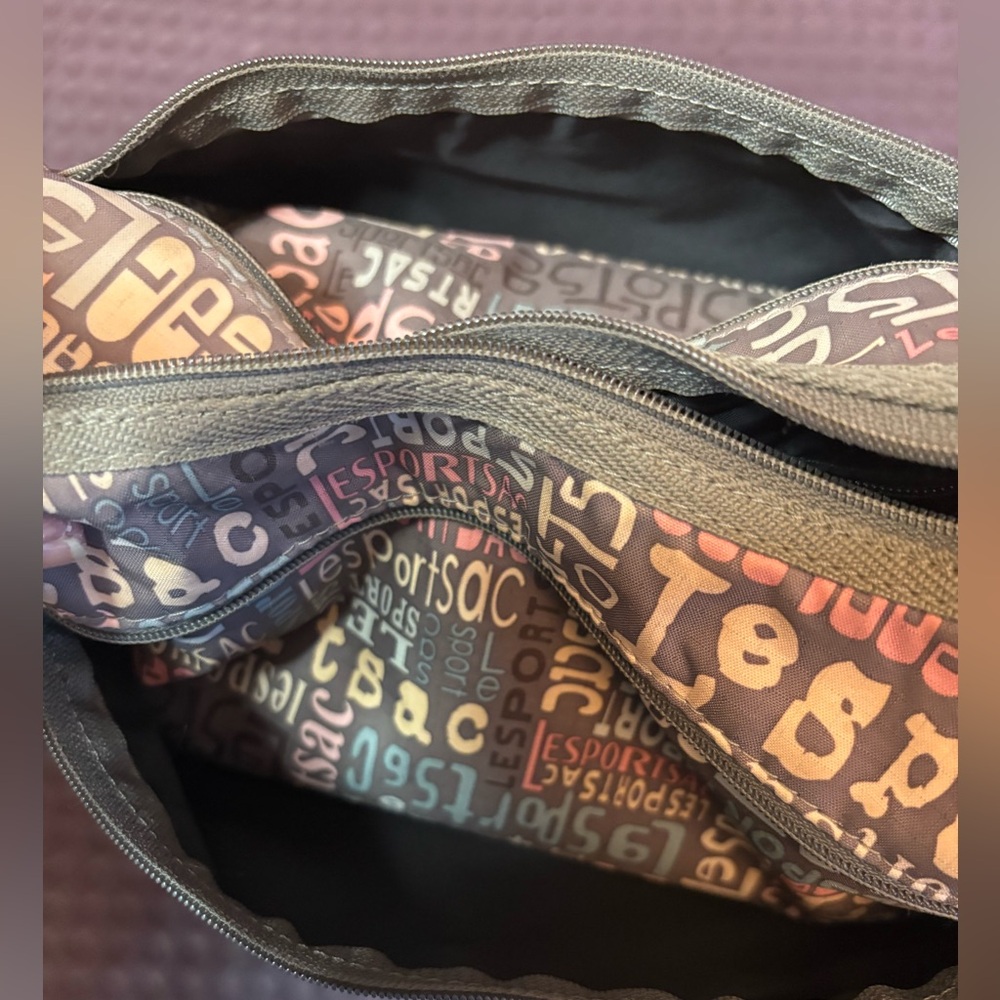 LeSportsac Pastel Graphic Text Crossbody Bag - Picture 14 of 16